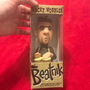 NIB Funko Wacky Wobbler Beatnik Brother Shamus, Bongo Drummer